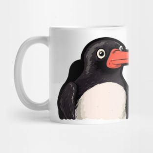 Cartoon Retro Penguin Mug